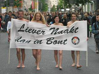 naked anti-fur protesters in Antwerp