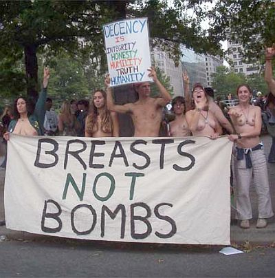 breasts not bombs