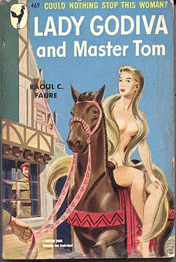 lady godiva naked on pulp fiction cover