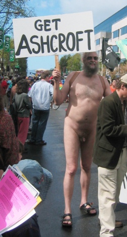 naked against Ashcroft