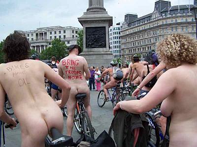 naked bike ride london