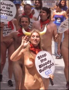 peta girl nude at bullfight