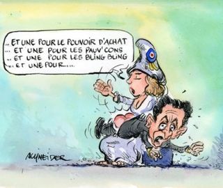 French president sarkozy getting a spanking